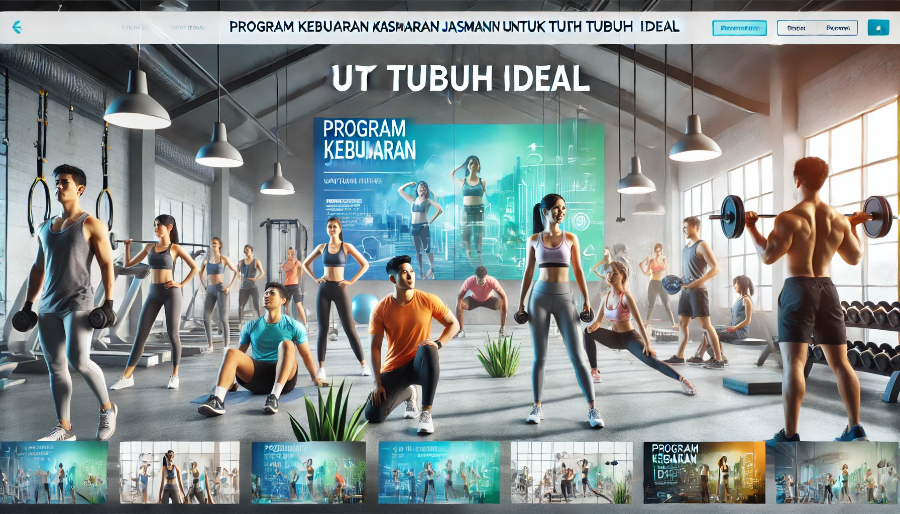Program Kebugaran Jasmani untuk Tubuh Ideal 1 Program Kebugaran Jasmani untuk Tubuh Ideal