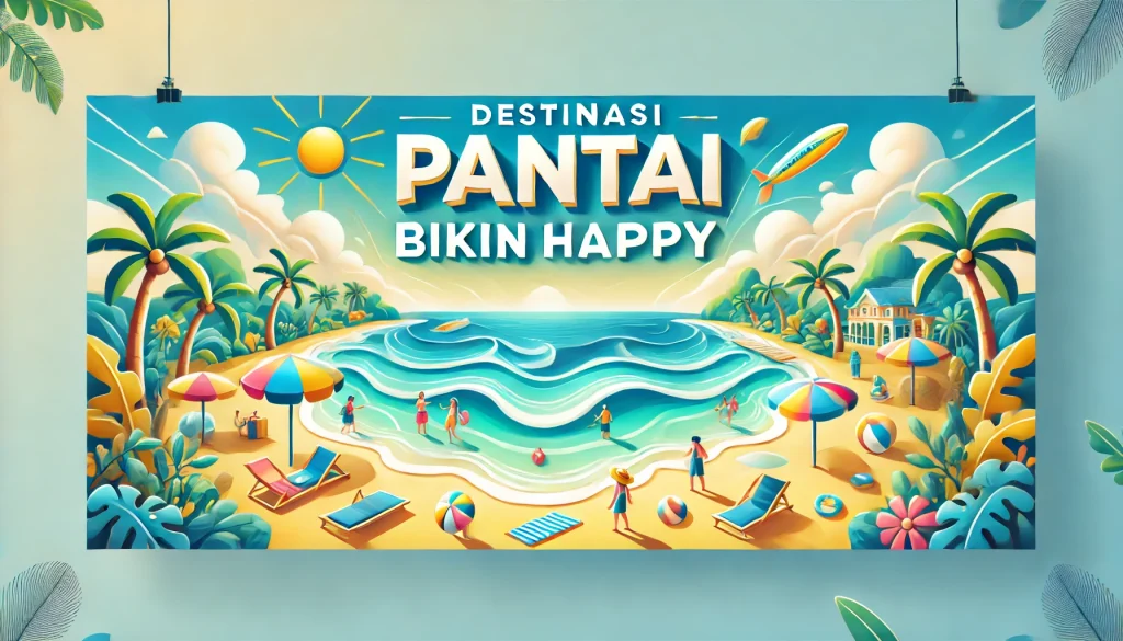 Destinasi Pantai Indah Bikin Happy
