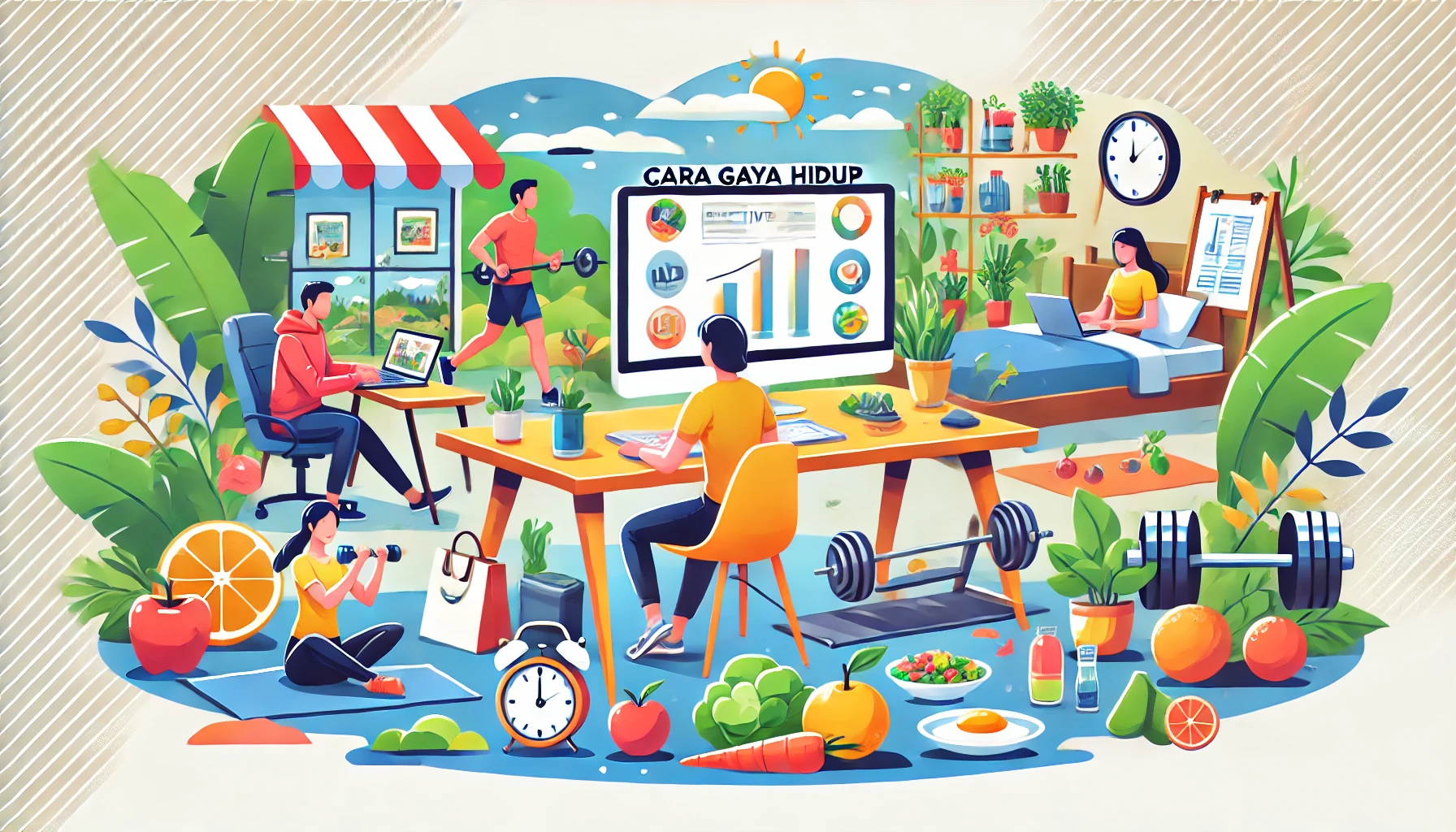 Cara Gaya Hidup Produktif dan Sehat 7 Cara Gaya Hidup Produktif dan Sehat