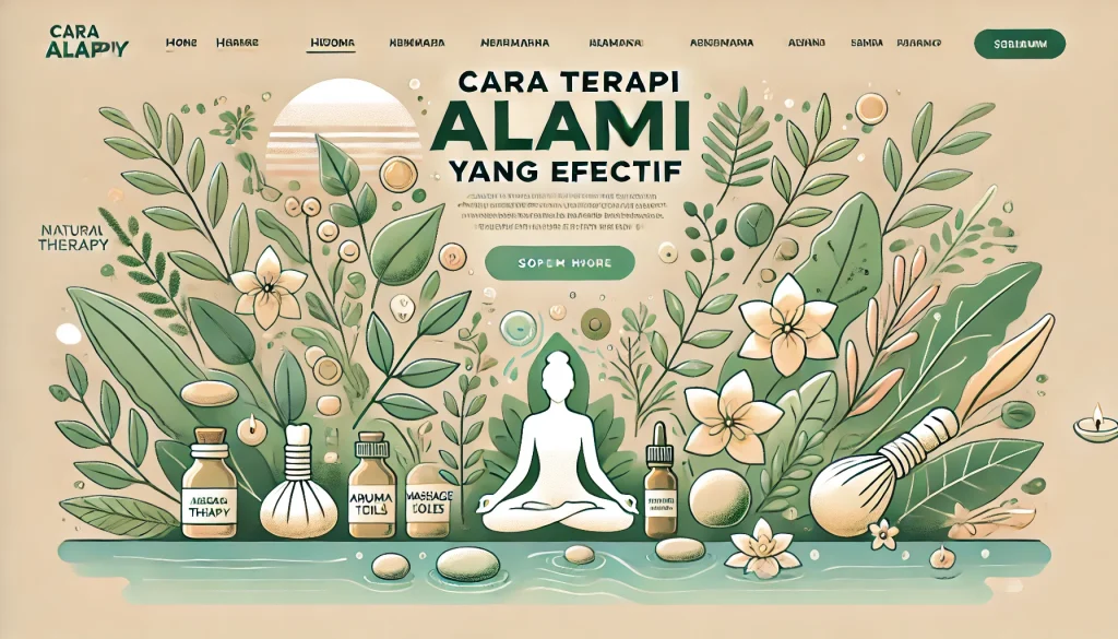 Cara Terapi Alami yang Efektif