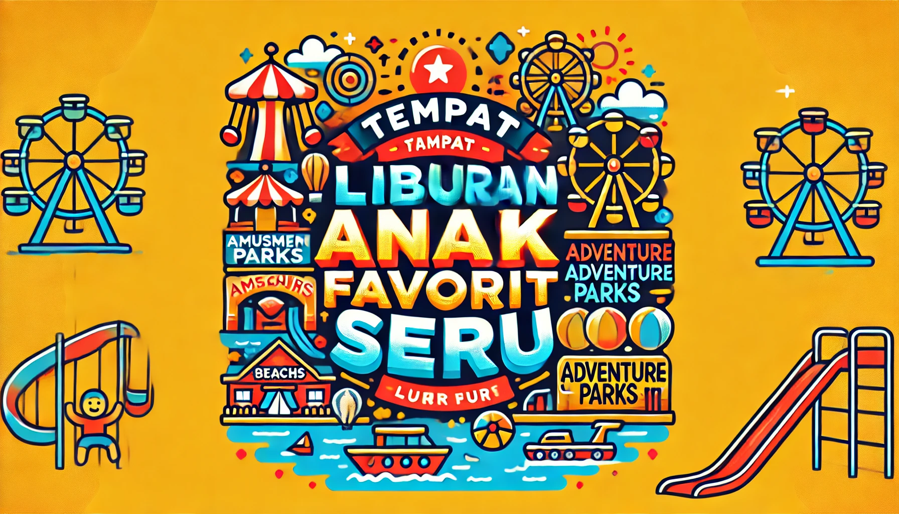 Tempat Liburan Anak Favorit Seru 5 Tempat Liburan Anak Favorit Seru