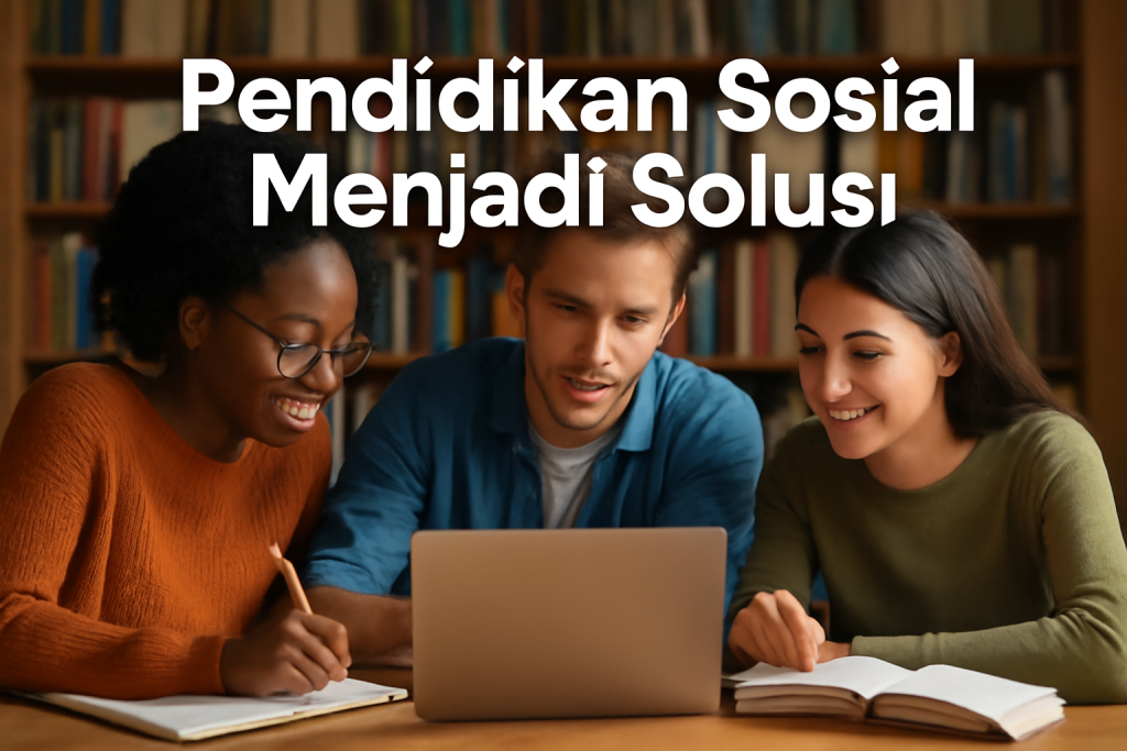 Pendidikan Sosial Menjadi Solusi